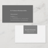 Maximal Understatement 名刺 (正面/裏面)