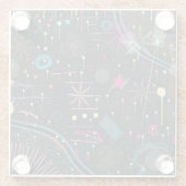 Maximalist Abstract Expression  ガラスコースター (裏面)