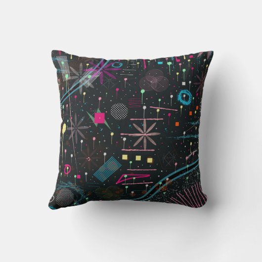 Maximalist Abstract Expression クッション (裏面)