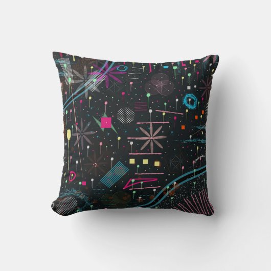 Maximalist Abstract Expression  クッション (正面)