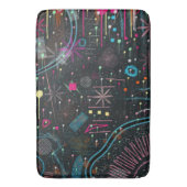 Maximalist Abstract Expression バスマット (正面縦)