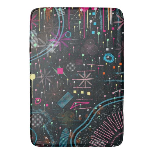 Maximalist Abstract Expression  バスマット (正面縦)