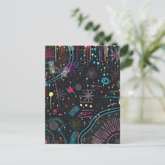 Maximalist Abstract Expression  ポストカード (スタンド正面)