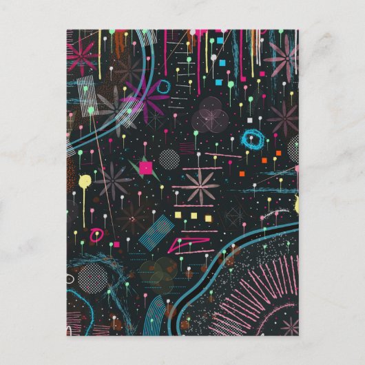 Maximalist Abstract Expression  ポストカード (正面)