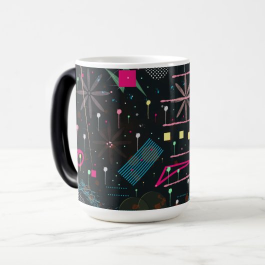 Maximalist Abstract Expression  モーフィングマグカップ (正面左)