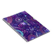 Maximalist Abstract on Purple ノートブック (右側)