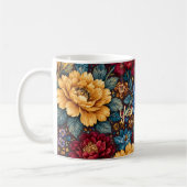 Maximalist Floral コーヒーマグカップ (左)