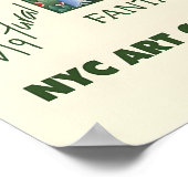 Maximalist Garden Tea Party Art Print ポスター (角)