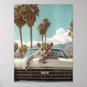 Maximalist Leopard Print, Luxury Leopard Poster ポスター (正面)