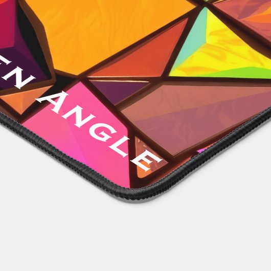 Maximalist Mosaic Mirror Aesthetic Office デスクマット (コーナー)