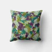 Maximalist Paint Splatters クッション (裏面)