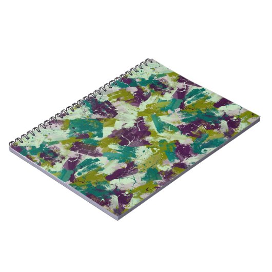 Maximalist Paint Splatters ノートブック (左側)