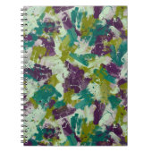 Maximalist Paint Splatters ノートブック (正面)