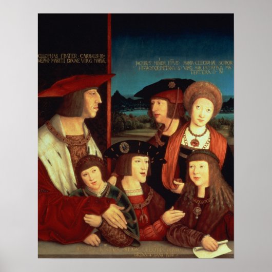 Maximilian I  with his first wife ポスター (正面)