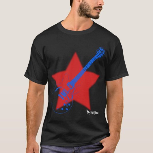 Maximillion著ロックスター Tシャツ (正面)