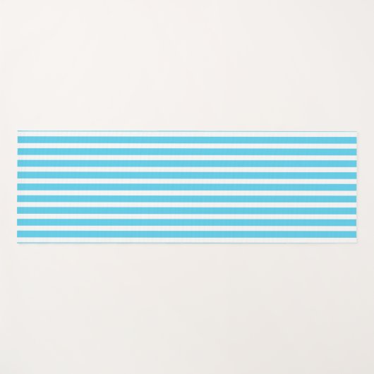 Maximum Blue Vertical Stripped Yoga Mat ヨガマット (正面(横))