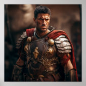 Maximus as Retiarius Gladiator Poster - Roman Gene ポスター (正面)