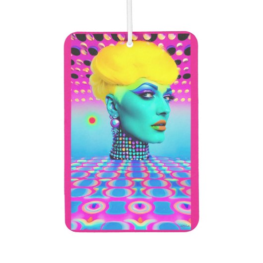 Maxine Headroom カーエアーフレッシュナー (正面)