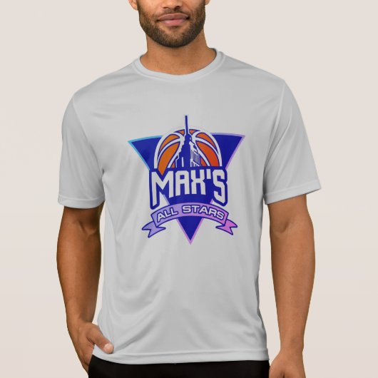 Max's All Stars新しいロゴグラデーションシャツ1 Tシャツ (正面)