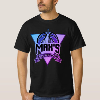 Max's All Stars Midnight Gradient新しいロゴTシャツ Tシャツ