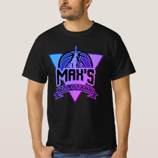 Max's All Stars Midnight Gradient新しいロゴTシャツ Tシャツ