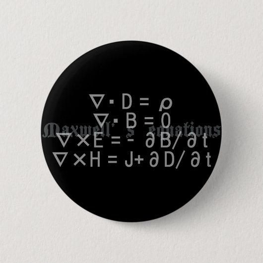 Maxwell's_Equations 缶バッジ (正面)
