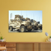 MaxxPro鉱山耐性待ち伏せ車保護両 キャンバスプリント (インサイチュ (リビング))