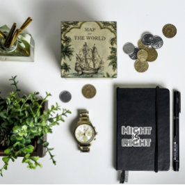 Mayは右やる気を起こさせる白の黒のステッカー シール