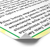 Mayは複数の化学感受性認識度 ポスター (角)