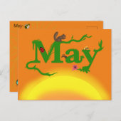 MAY春月byスリッパーウィンドウ ポストカード (正面/裏面)