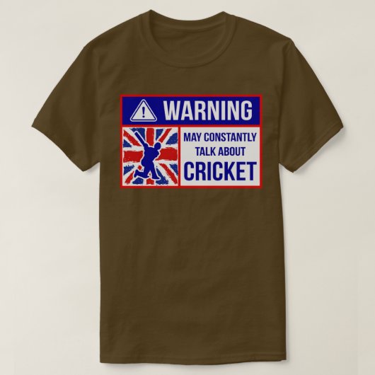 May 警告 Stanks About Cricket1 Tシャツ (デザイン正面)