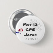 May 12 CFS Japan ”一人じゃないよ”バッチ 5.7CM 缶バッジ (正面&裏面)