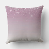 May All Your Dreams Come True Light Puple Glitter クッション (裏面)