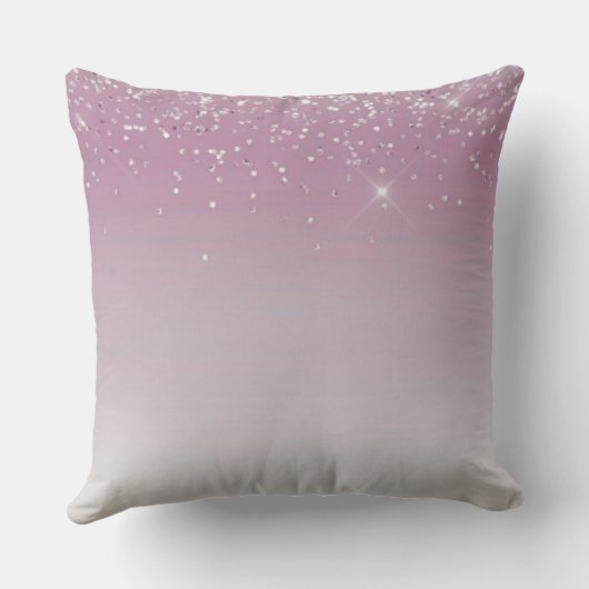 May All Your Dreams Come True Light Puple Glitter クッション (裏面)