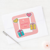 May All Your Wishes Come True スクエアシール (封筒)