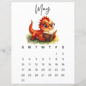 May Baby Dragon Sweet Fantasy Monthly Calendar (正面)