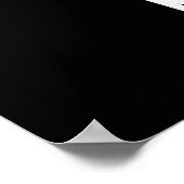 May-bee Insect おもしろい Bee Pun Dark BG ポスター (角)