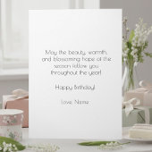 May Birth Flower Birthday Card | Lily of the Valle カード