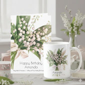 May Birth Flower Mug | Lily of the Valley Mug コーヒーマグカップ