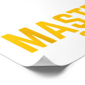 May Call Me Master 2024 Masters Degree Graduation ポスター (角)