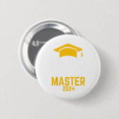 May Call Me Master 2024 Masters Degree Graduation 缶バッジ (正面&裏面)
