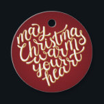 May Christmasはあなたのハートタイポグラフィ文字 フェイバータグ<br><div class="desc">これらの美しいタイポグラフィクリスマスギフトタグで休日の贈り物を仕上げるあなたの名前やパーソナライズの選択。これらのパーソナライズされたラベルは、愛する人のための贈り物に特別なノートを追加したり、任意のフェスティバル包装にカードのto/fromを追加するのに最適である。メッセージの背面にあるラベルは、編集または削除できる。</div>