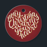 May Christmasはあなたのハートタイポグラフィ文字 フェイバータグ<br><div class="desc">これらの美しいタイポグラフィクリスマスギフトタグで休日の贈り物を仕上げるあなたの名前やパーソナライズの選択。これらのパーソナライズされたラベルは、愛する人のための贈り物に特別なノートを追加したり、任意のフェスティバル包装にカードのto/fromを追加するのに最適である。メッセージの背面にあるラベルは、編集または削除できる。</div>