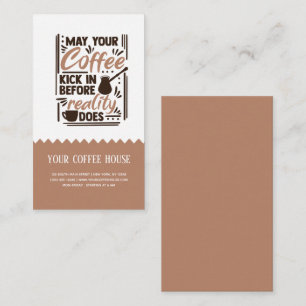 May coffee kick in business card 名刺