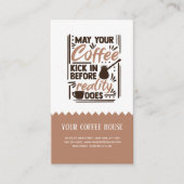 May coffee kick in business card 名刺 (正面)