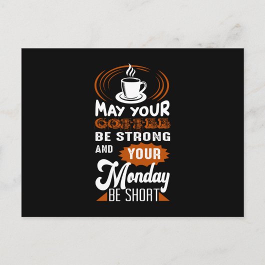 May Coffee Strong ポストカード (正面)