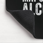 May Contain Alcohol Drinking Beer Tasting Funny マウスパッド (コーナー)