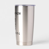 May Contain Alcohol Thermal Tumbler – Funny 保温保冷タンブラー (左面)