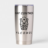 May Contain Alcohol Thermal Tumbler – Funny 保温保冷タンブラー (正面)