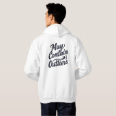 May Contain Outliers Data Hoodie - Light パーカ (裏面フル)